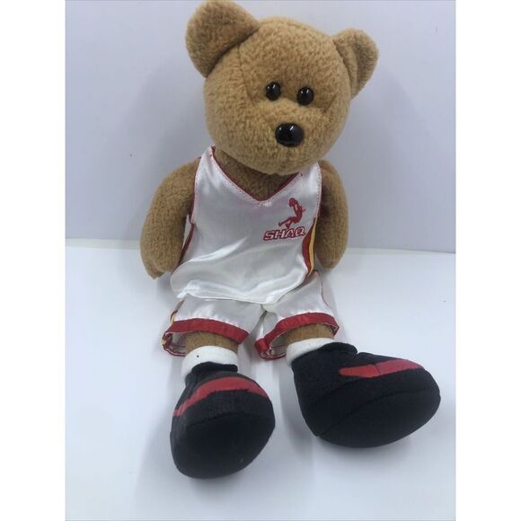 Ty Beanie Baby Shaq O'Neal 32  Shaq Bear Basketball Stuffed Plush Toy 10” No Tag - Picture 1 of 11